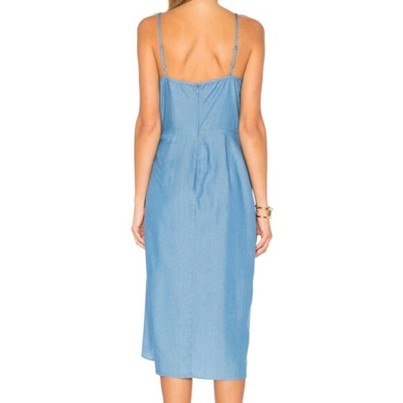Lovers + Friends Orchid Chambray Wrap Dress - Picture 2 of 8